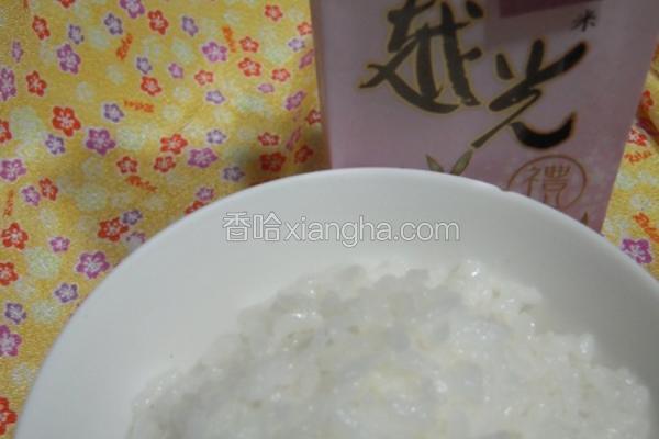 机米越光米花饭团