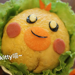小鸡蛋包饭的做法[图]