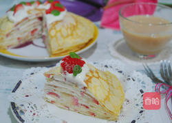 草莓法式千层薄饼的做法图解10