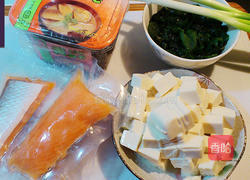 鲑鱼一夜干味噌汤的做法图解2