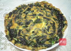 海带芽煎蛋的做法图解5