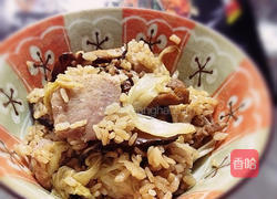 麻油芋香高丽菜饭的做法图解5