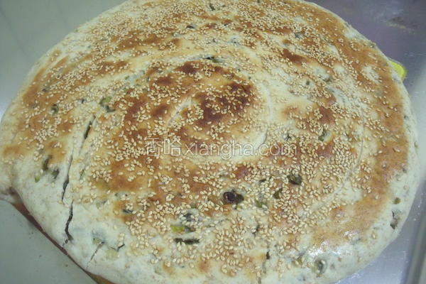 全麦香葱大饼