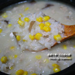 玉米菇菇瘦肉粥的做法[图]