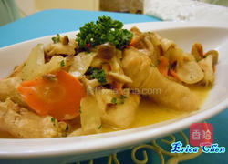 食侯香料奶油嫩鸡的做法图解6