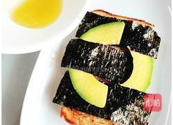 橄榄油酪梨烤土司的做法图解4