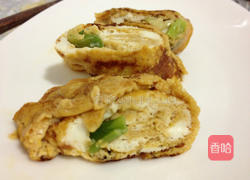 葱花蛋卷的做法图解12