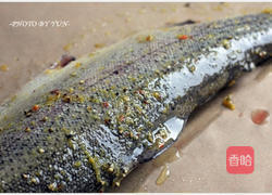 茴香鳟鱼纸包裹的做法图解2