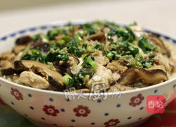 北菇滑鸡蒸饭的做法图解4