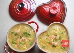 鲜虾玉米浓汤的做法图解9