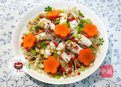 蒜茸粉丝蒸海鲜的做法图解6