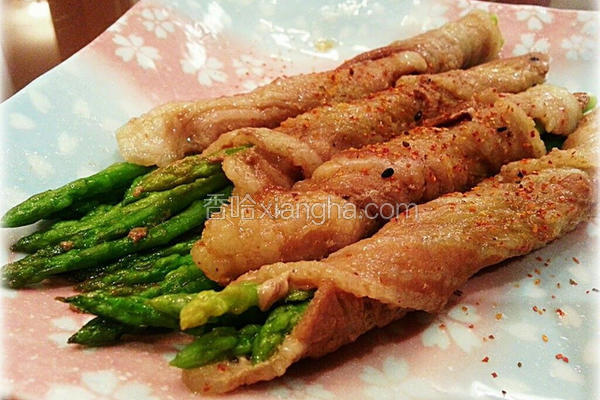 寿喜烧芦笋猪肉卷