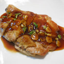 茄汁蒜片鸡腿排的做法[图]