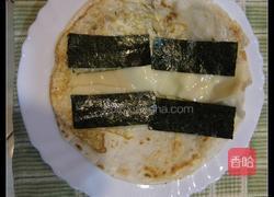 海苔起司蛋饼的做法图解3
