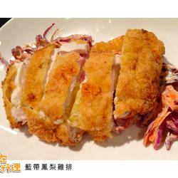 料理凤梨蓝带鸡排的做法[图]