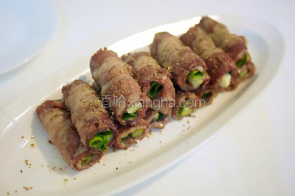葱烤牛肉卷