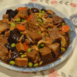 素什锦烤麸的做法[图]