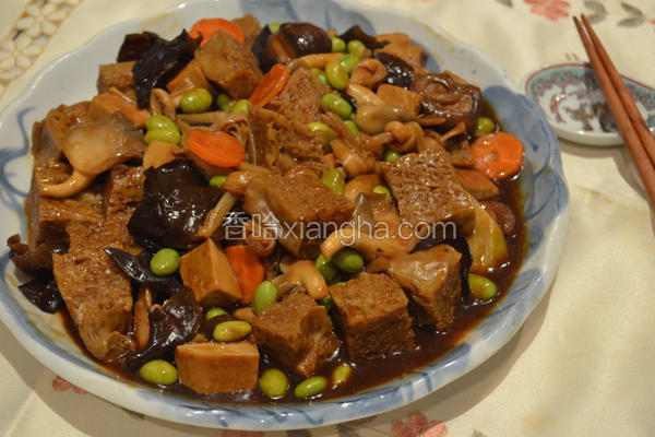 素什锦烤麸