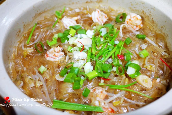 鲜虾粉丝煲