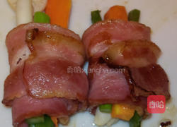 蔬菜培根卷的做法图解5