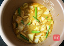 咖哩柠檬酸奶炖鸡的做法图解9