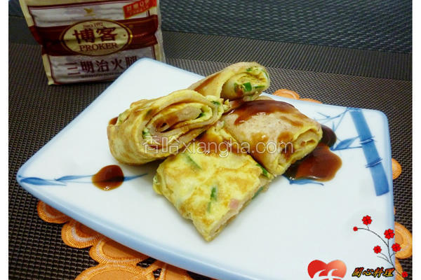 麦香火腿蛋饼