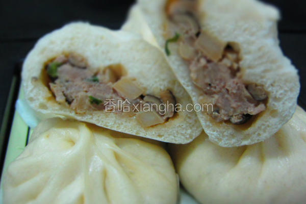绿竹笋香菇肉包