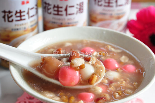 八宝花生汤圆