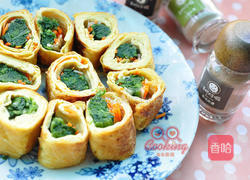 豆皮菠菜卷的做法图解4