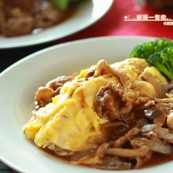 日式牛肉烩蛋包饭的做法[图]