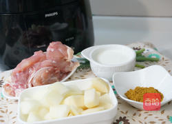 咖哩柠檬酸奶炖鸡的做法图解4