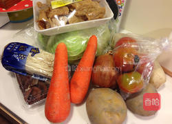 番茄蔬菜汤的做法图解1