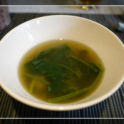 菠菜蛤蜊味噌汤的做法[图]