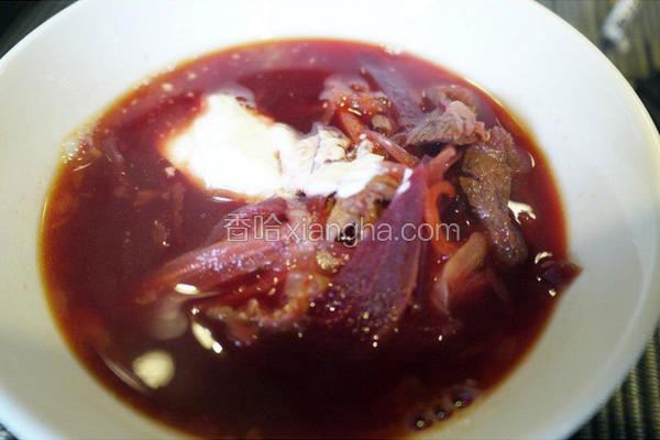 苏俄鸭肉甜菜根汤