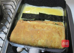 蛋卷菊苣海苔的做法图解4