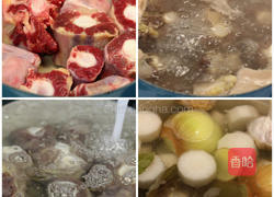 韩式牛尾汤拉面的做法图解1