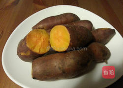 电锅烤地瓜的做法图解3