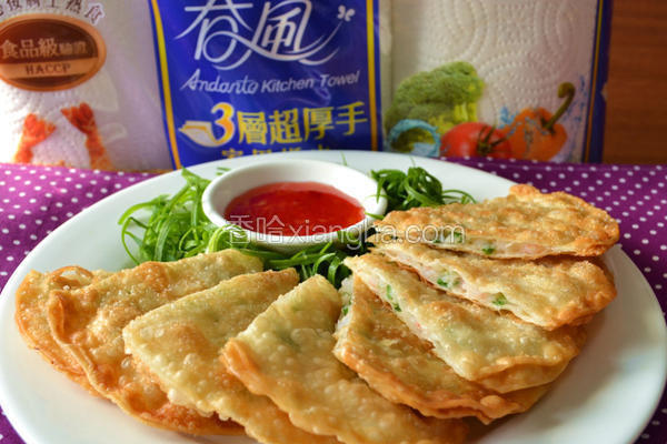 香葱虾饼
