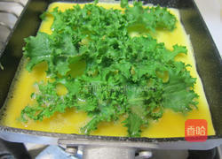 蛋卷菊苣海苔的做法图解2