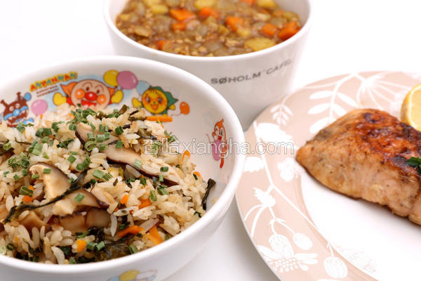 抗氧化日式香菇饭