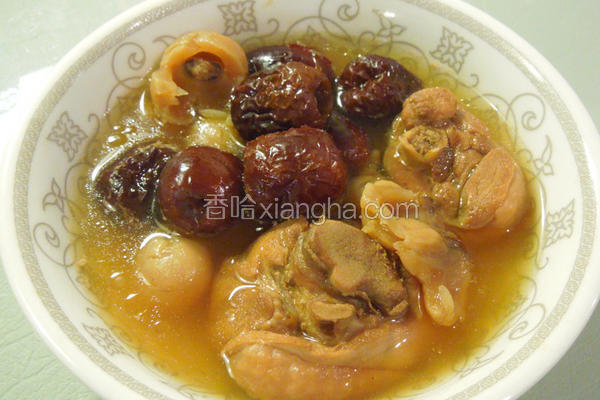 红枣桂圆鸡汤