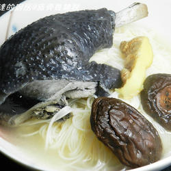 乌骨鸡面线的做法[图]