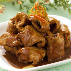 咖哩地瓜蒸肉片的做法[图]