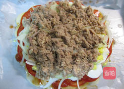 鲔鱼马铃薯披萨的做法图解5