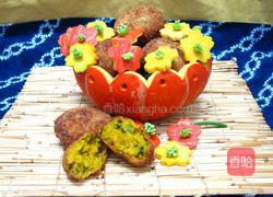 南瓜海苔可乐饼的做法图解9