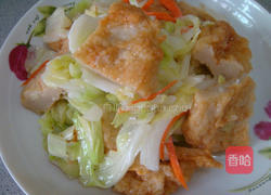 高丽菜炒甜不辣的做法图解2