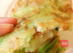 樱花虾丝瓜煎饼的做法图解5