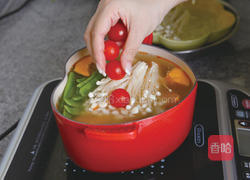 南瓜瘦身魔芋锅的做法图解3