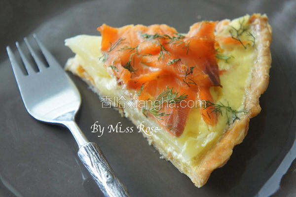 烟燻鲑鱼马铃薯派