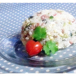 雪菜香蛋炒饭的做法[图]